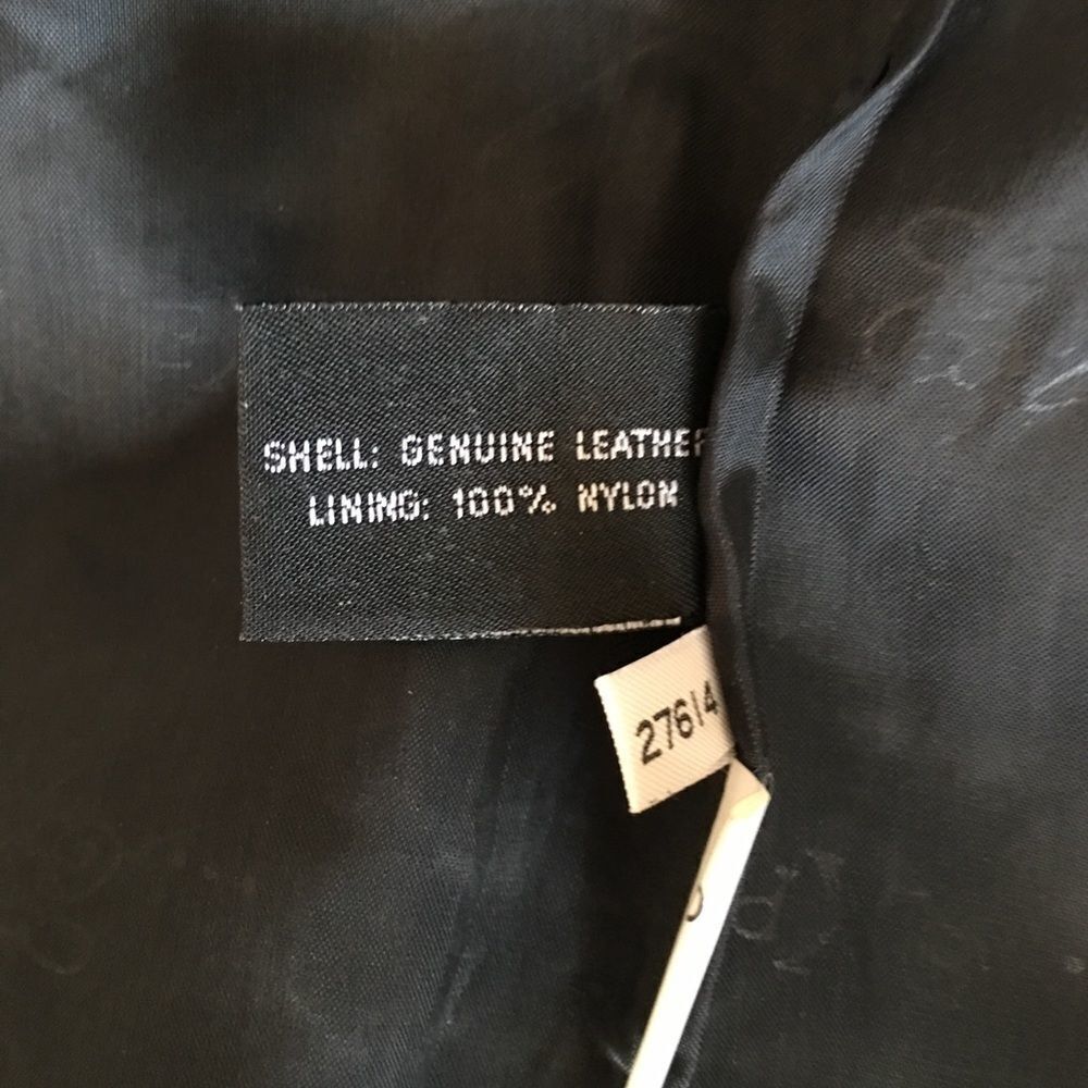 Express Black Genuine Leather Midi Skirt 9/10 - Picture 6 of 6
